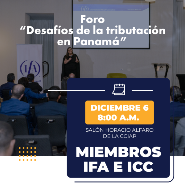 Desafíos de la Tributación en Panamá - Miembros IFA e ICC